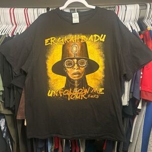 Erykah Badu Unfollow Me Tour
2023 Black Graphic T-Shirt XL